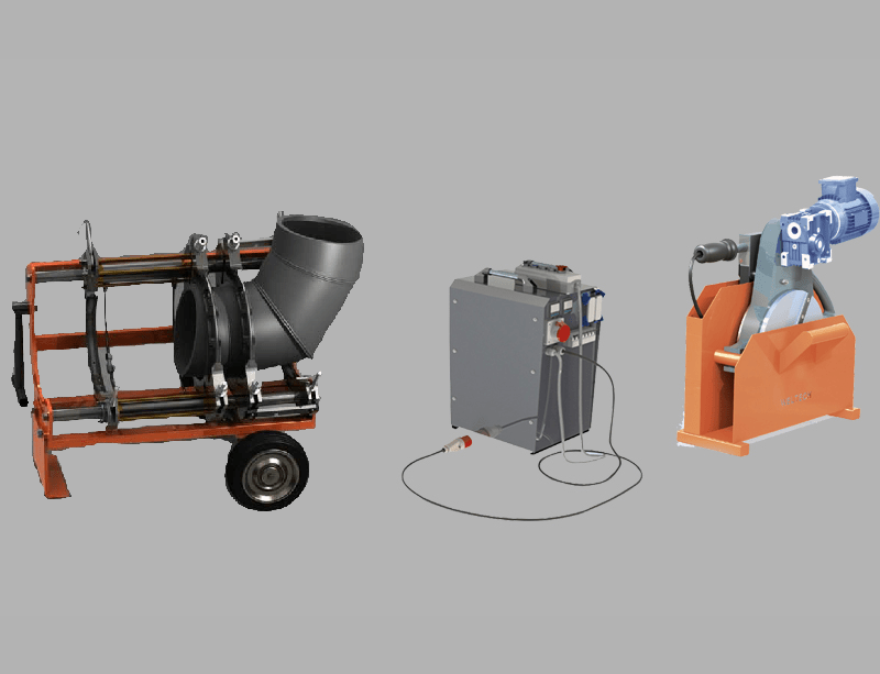 WE315 Polyethylene Pipe Hydraulic Butt Welding & Elbow Machine